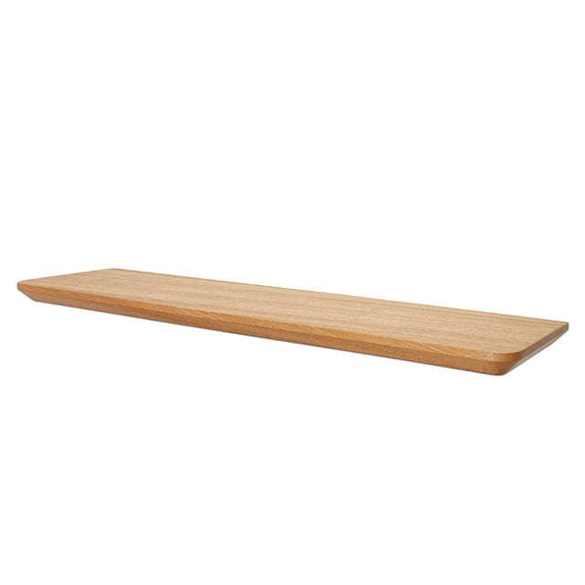 Solid Blackbutt Floating Timber Wall Shelf made to order in custom sizes. Australian Made floating shelves for residential, commercial and hospitality