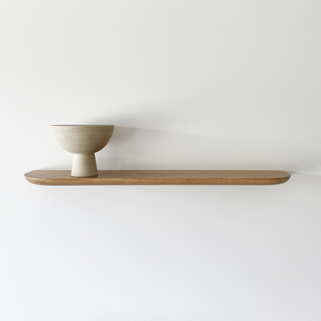 Floating Timber Shelves