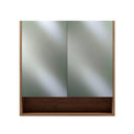 1200mm 900mm 2 Door Modern Mirror Shaving Cabinet in American Oak, Made in Australia