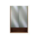750mm 900mm 2 Door Modern Mirror Shaving Cabinet in American Oak, Made in Australia