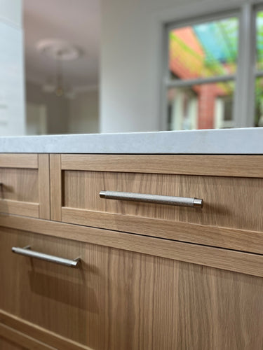 American Oak Shaker Profile Cabinet