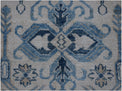 Authentic Hallway Runner Made in Afghanistan. Striking blue colours on a handknotted rug. Available online or in our Melbourne showroom