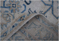 Authentic Hallway Runner Made in Afghanistan. Striking blue colours on a handknotted rug. Available online or in our Melbourne showroom