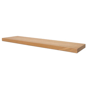 Made in Melbourne Solid Blackbutt Floating Timber Shelf made to order in custom sizes. Australian Made floating wall shelf 