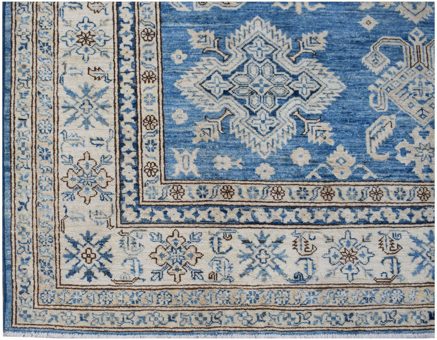 Handmade Afghan Rug in Blue