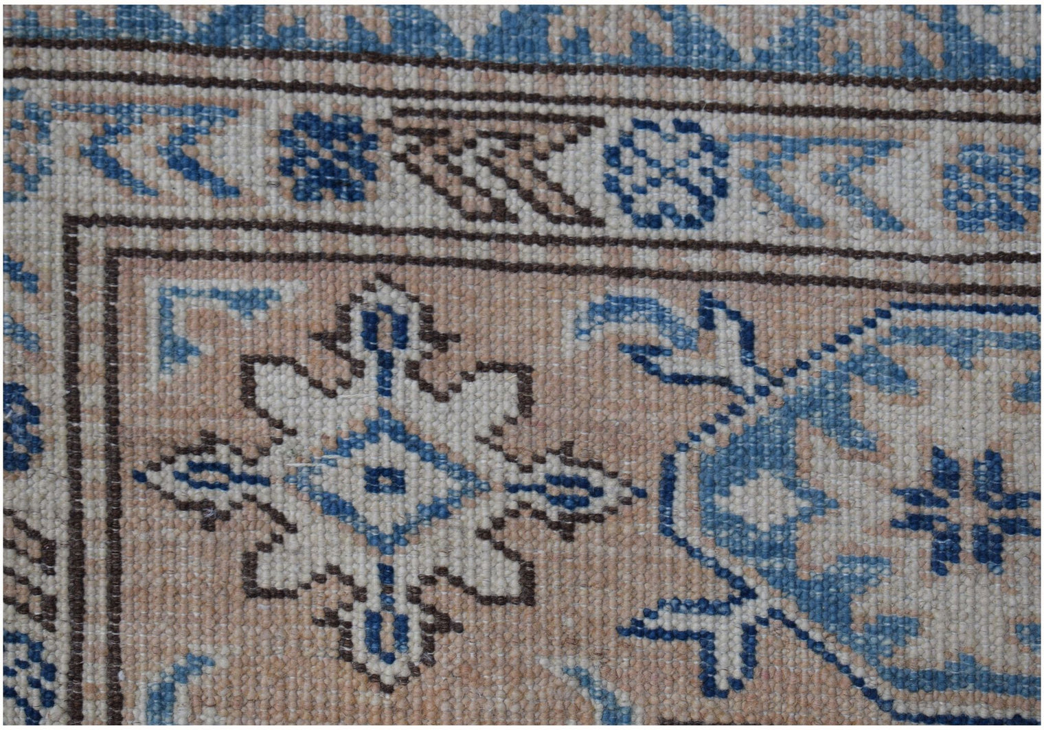 Handknotted Afghan Rug in Deep Blue