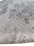 Vintage Handmade Turkish Rug with cream base and brown floral pattern. Dated from the 1960's. Traditional Vintage Turkish Rug available in Melbourne