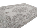 Vintage Handmade Turkish Rug with cream base and brown floral pattern. Dated from the 1960's. Traditional Vintage Turkish Rug available in Melbourne